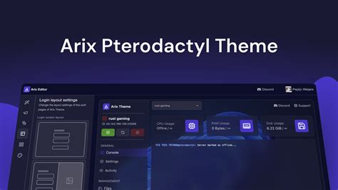 arix theme pterodactyl